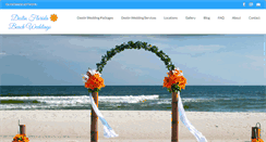 Desktop Screenshot of destinflbeachweddings.com